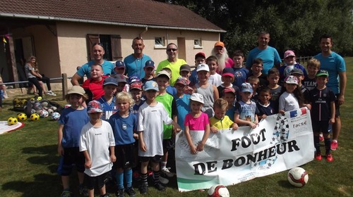 Séance de rentrée pour Foot de Bonheur