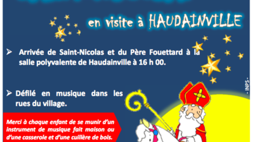 Saint Nicolas en visite à Haudainville