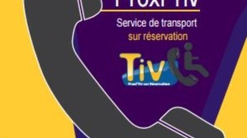 Proxi'TIV - Service de transport à la demande au 0 800 495 084