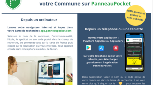 Application PanneauPocket