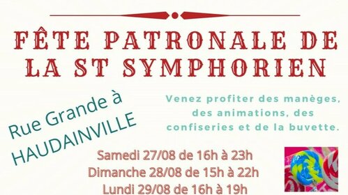 Fête patronale de la St Symphorien