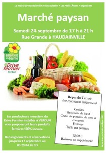 Marché de produits du terroir