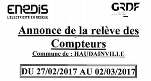 Relève des compteurs électriques