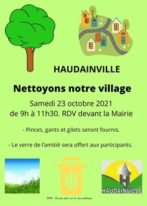 Nettoyons notre village